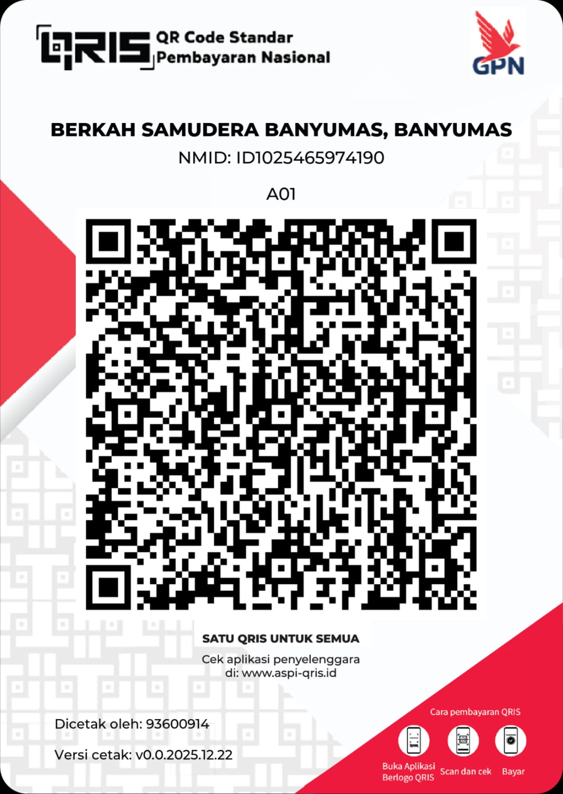 QRIS Berkah Samudera Group